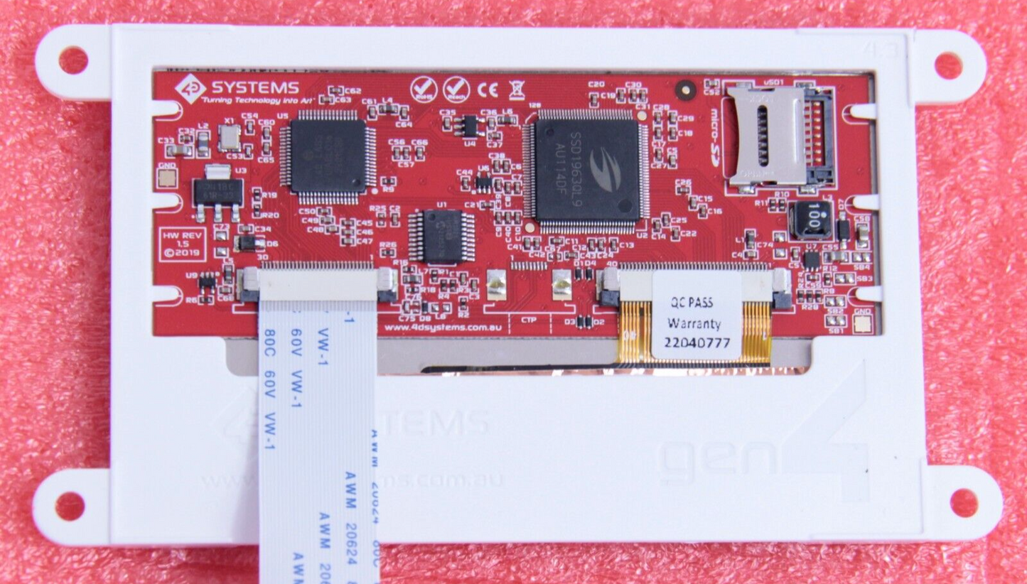 3 Pack Raspberry Pi HAT OLED Touch Displays – 4D Systems GEN4-4DPI-43 – 4.3"