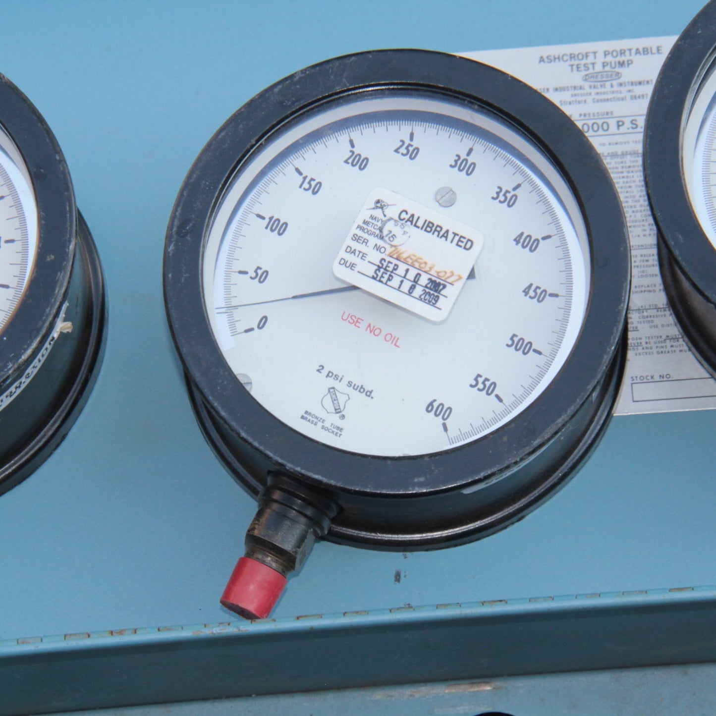 Ashcroft 1327 DOG 10,000psi Portable Gauge Pressure Tester Test Pump PART/REPAIR