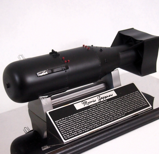 MKI MK1 Atomic Bomb "Little Boy" Executive Desk Model - Morris Jeppson autograph