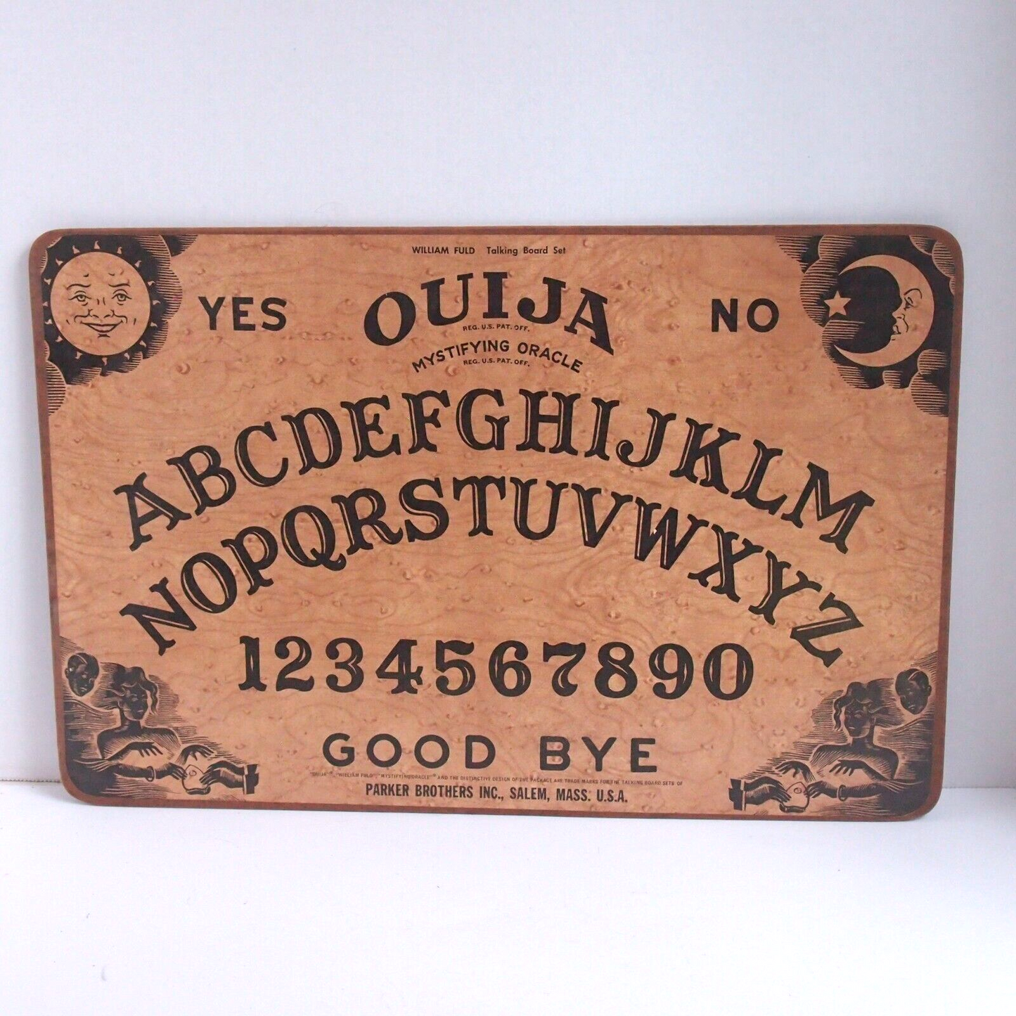 Vintage Ouija Board Mystifying Oracle with Box and Planchet – William Fuld