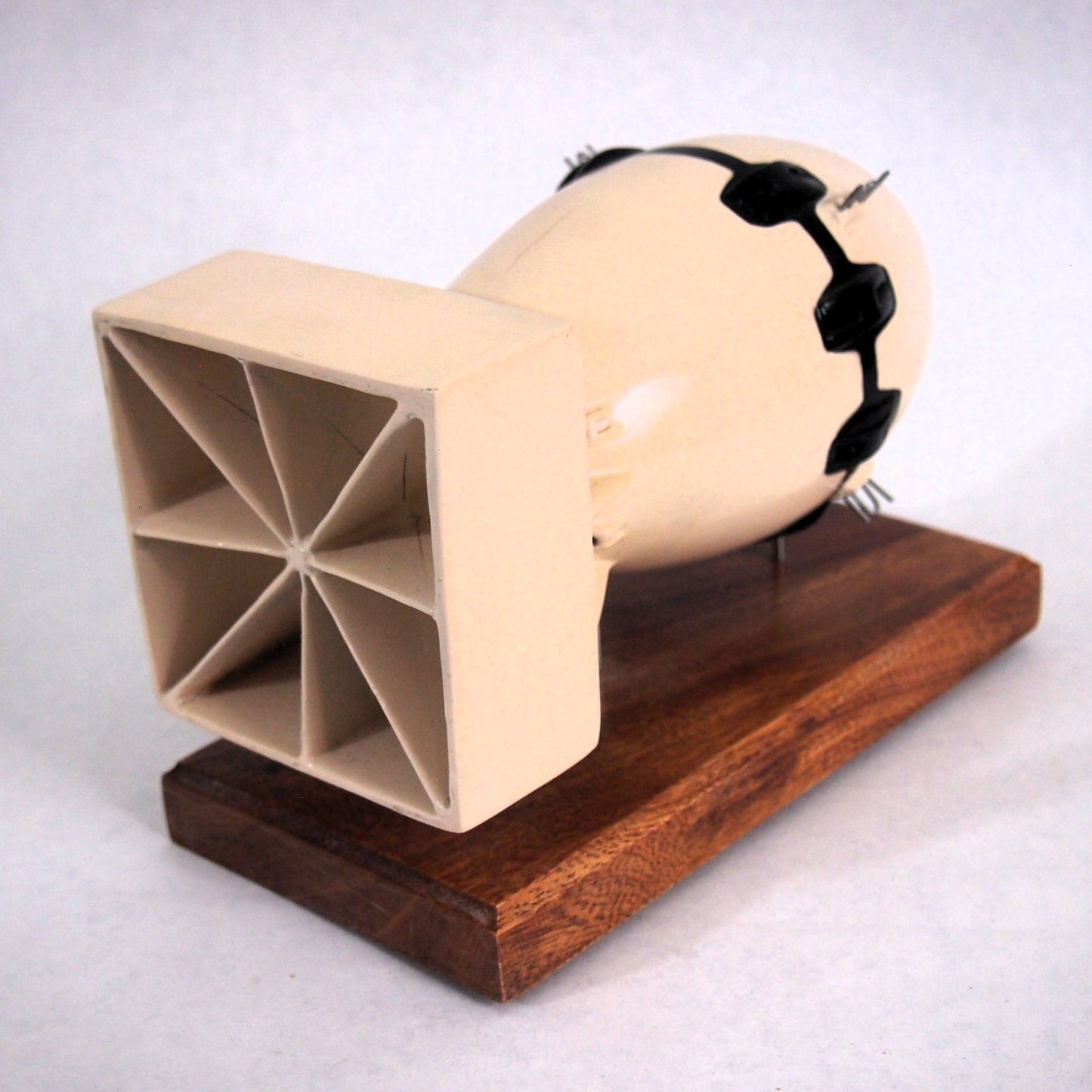 Atomic Bomb "Fat Man" Executive Desk Model - Wood Model on Stand