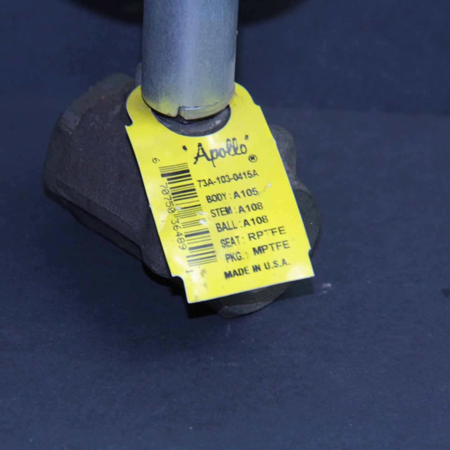 Apollo 1/2" Carbon Steel Ball Valve 73A 103 0415A Extension & Wheel Handle
