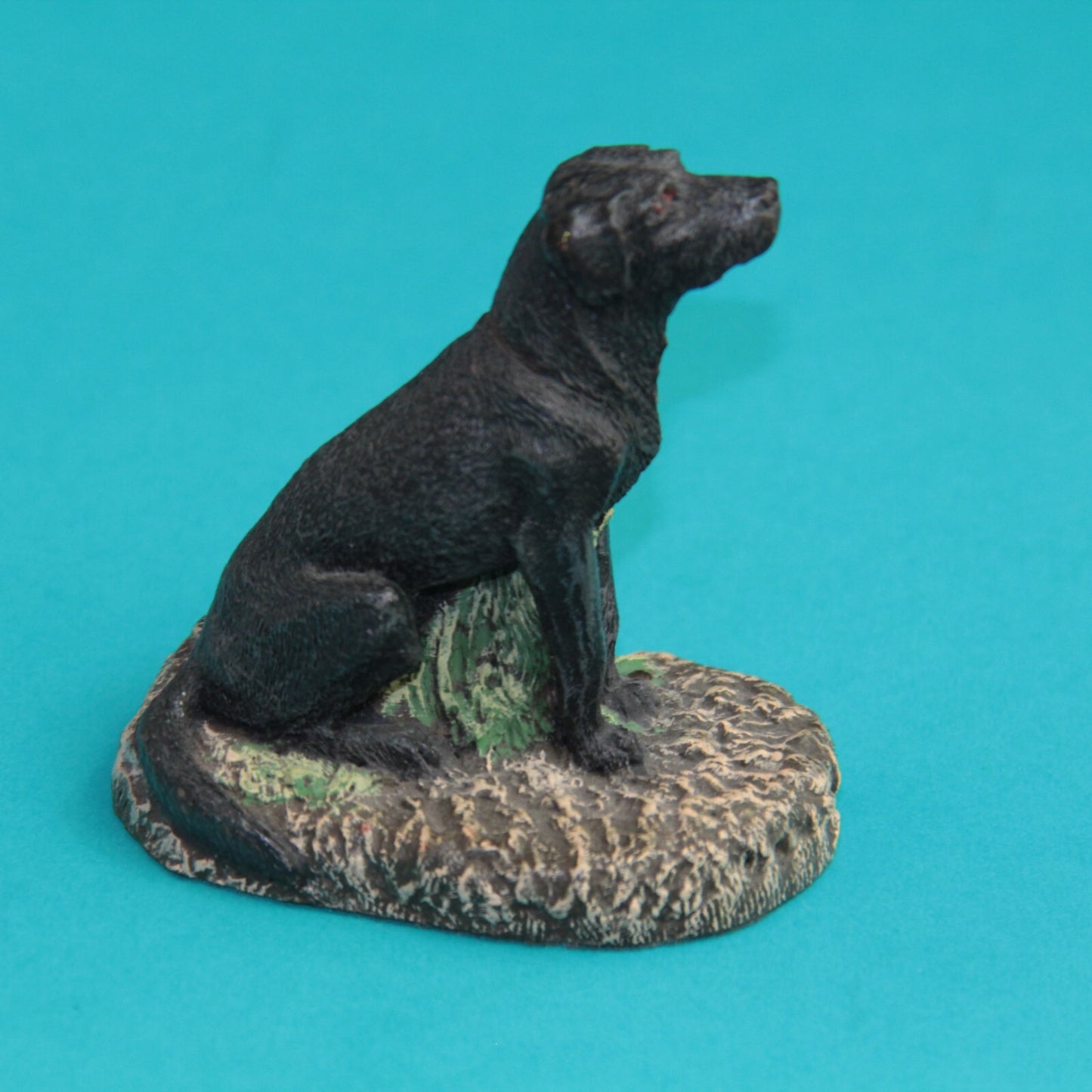 Black Labrador Retriever | Cold Cast Bronze Dog Miniature - Lab Sculpture 🐾