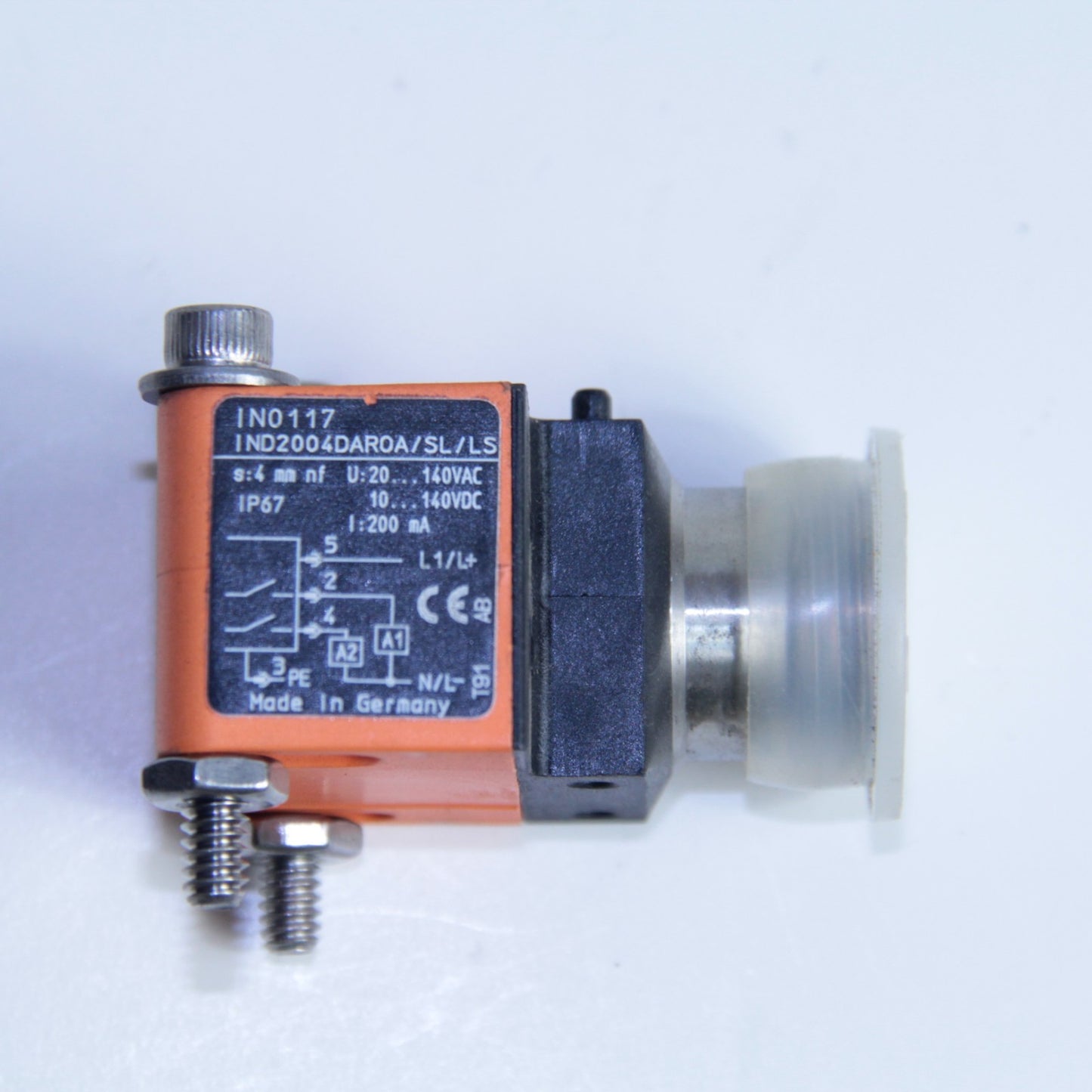 IFM Efector IN0117 Dual Inductive Proximity Sensor IND2004DAROA/SL/LS 500