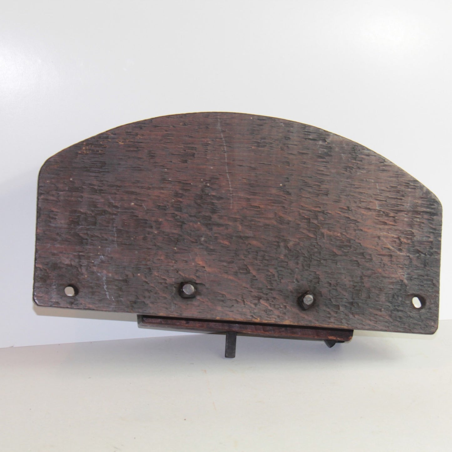 Vintage Cooper’s Croze Plane – Barrel Maker’s Tool  Tiger Oak Wood – 15.5"