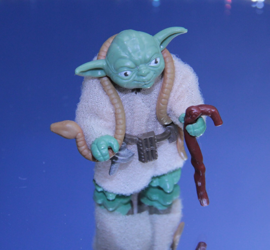 RARE Kenner Star Wars 1980 Green Apple Matte Yoda Black Pac-Man Eyes NEAR MINT