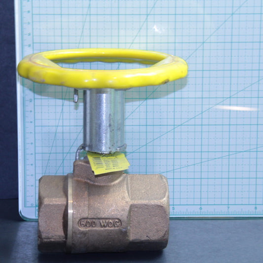 Apollo 1 1/2" Bronze w Brass Ball Valve 73A 108 0415 Extension & Wheel Handle