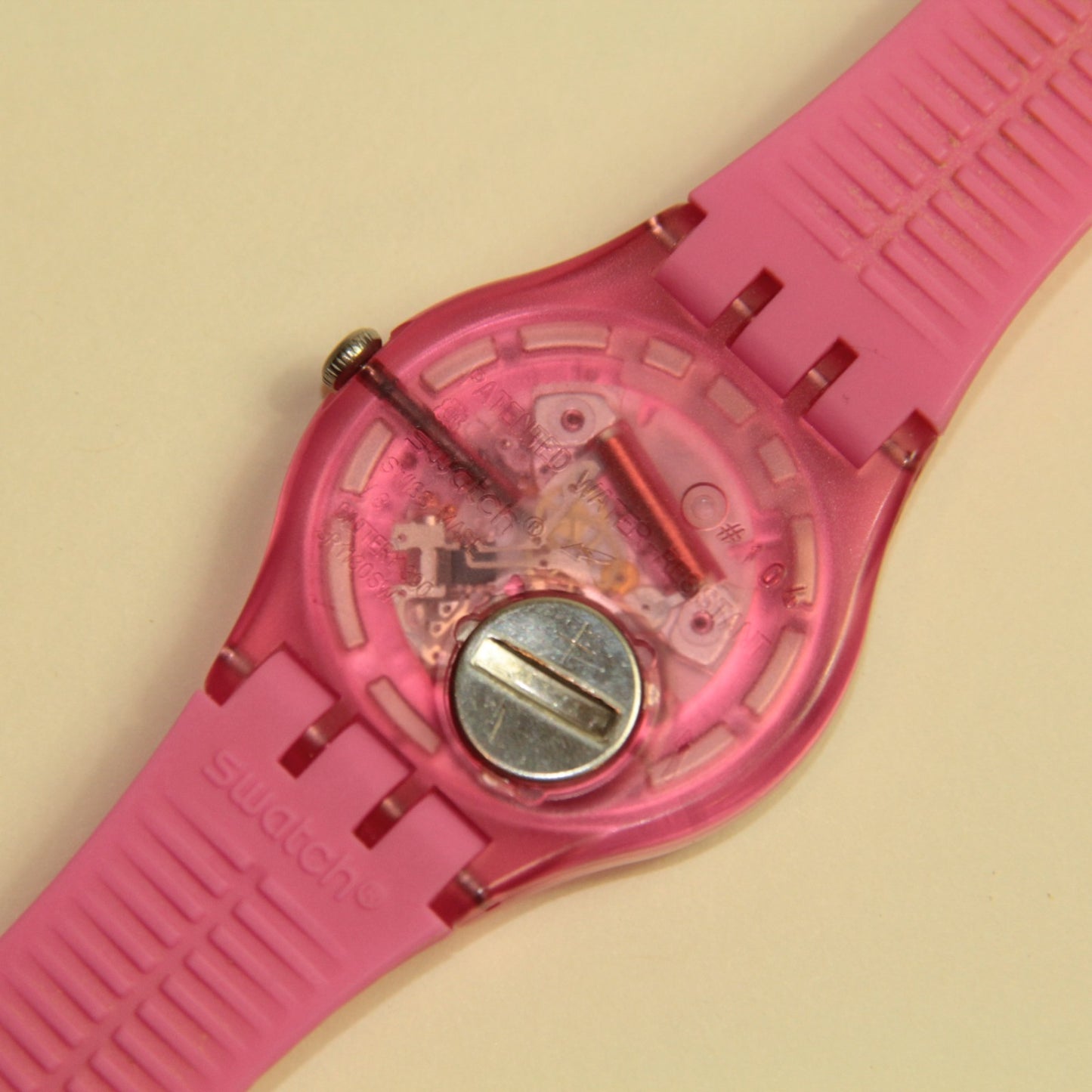 Swatch Watch Rebel – Pink – SUOP700 - Day-Date Bold 41mm in Box