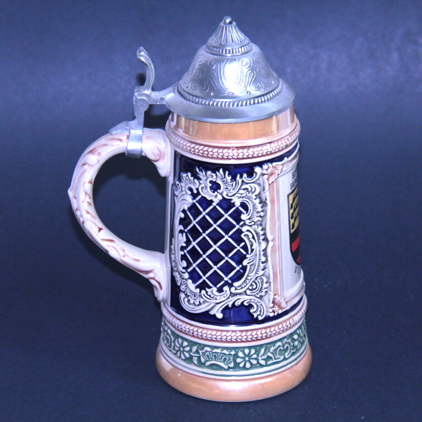Gerz West Germany Beer Stein Schwäbischer Sängerbund St. Louis MO 10.75" 32oz ✨