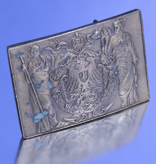 1970s Bergamot Brass Works Belt Buckle – Liberty & Eagle - German Immigration