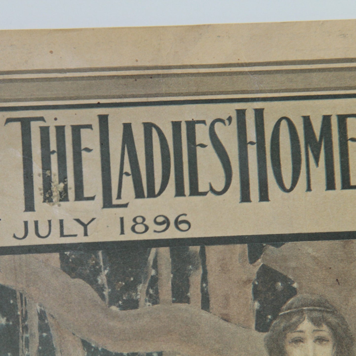 Ladies Home Journal June 1896 – Maxfield Parrish Magazine Cover Original Antique