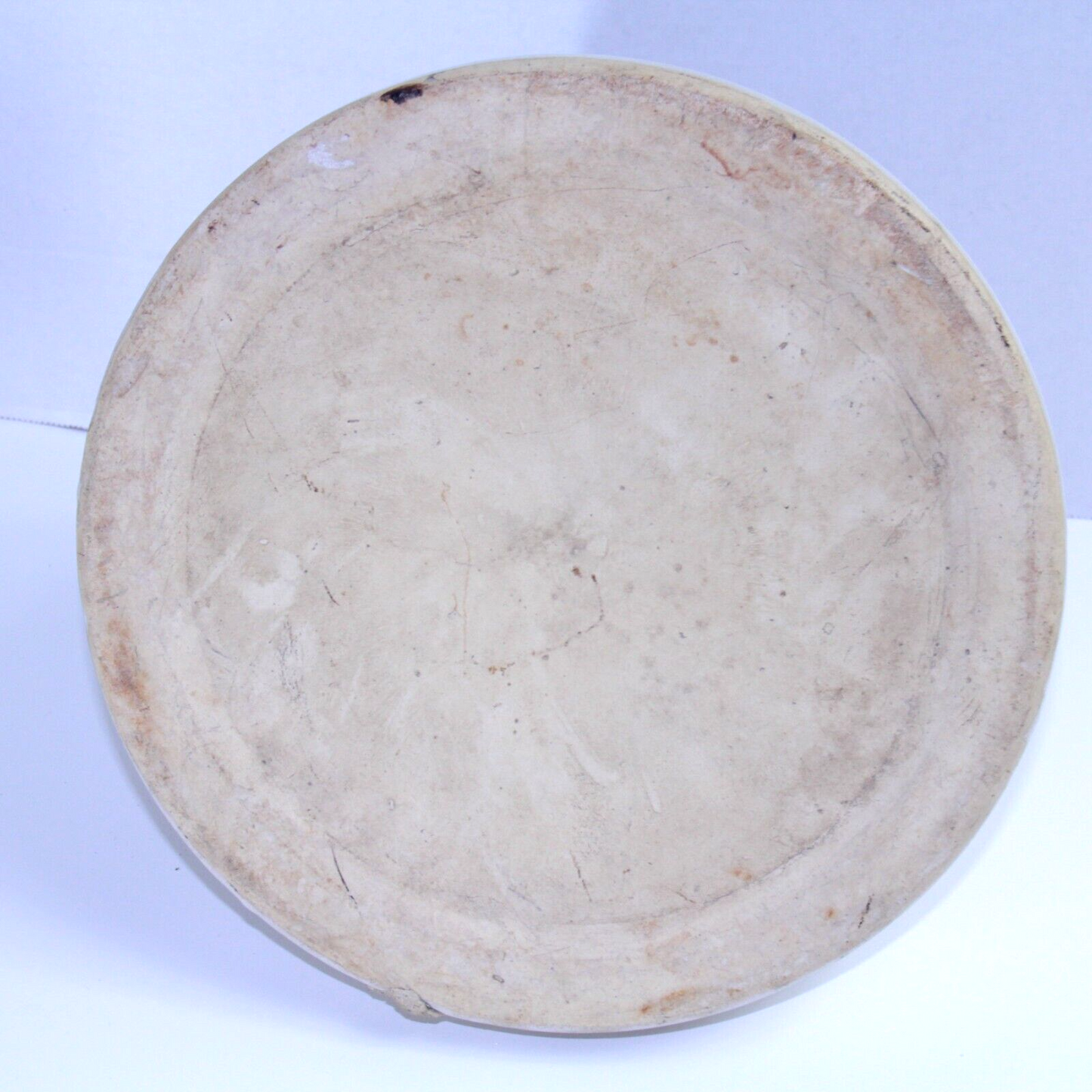 Vintage UHL Stoneware UCO Crock Chicken Feeder - Huntingburg Indiana Farmhouse