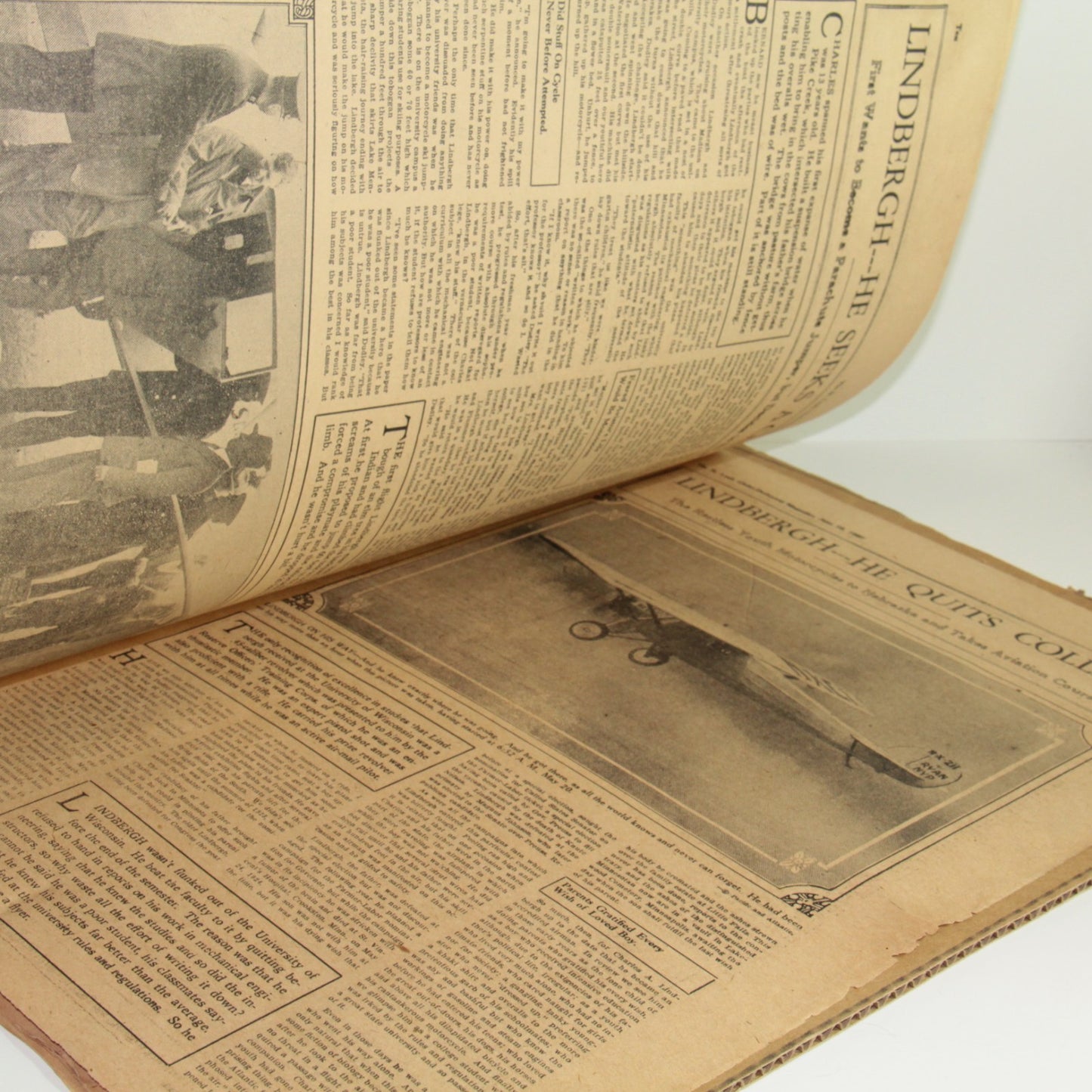 June 1927 The Globe-Democrat Magazine – Charles Lindbergh: The Genius ✈️Guy Hoff