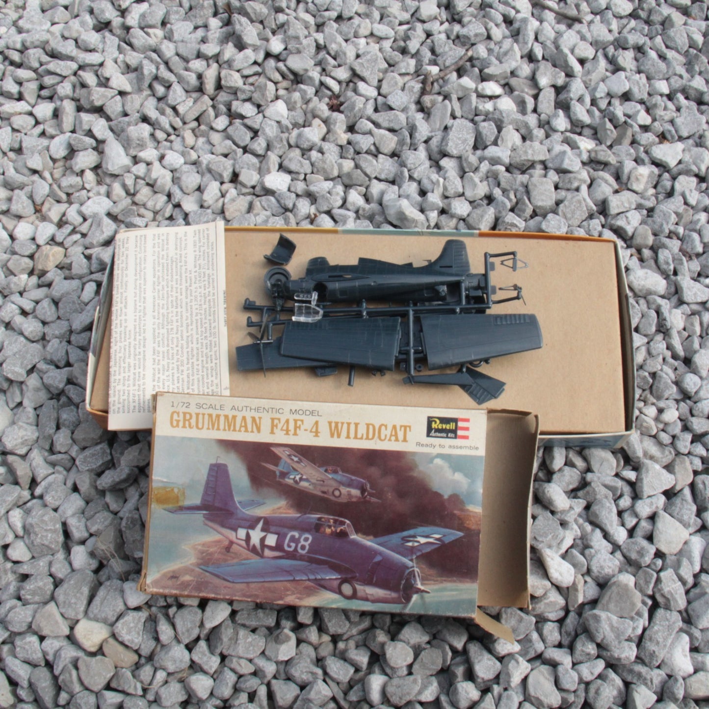 4 Airplane Model Kits - Grumman Bearcat Monogram Mustang P-51B P-40B Tiger Shark