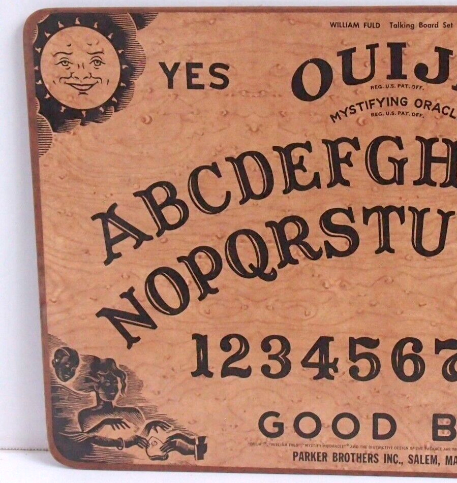 Vintage Ouija Board Mystifying Oracle with Box and Planchet – William Fuld