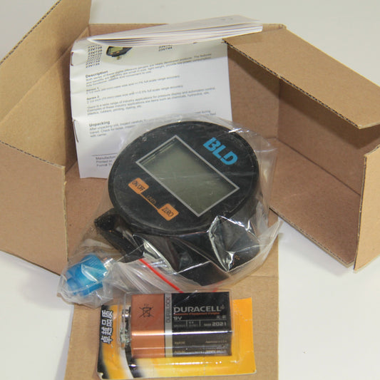 BLD DIGITAL Pressure Gauge 23V730 0-50 PSI Dry Air &Gases Bottom NPT Grainger