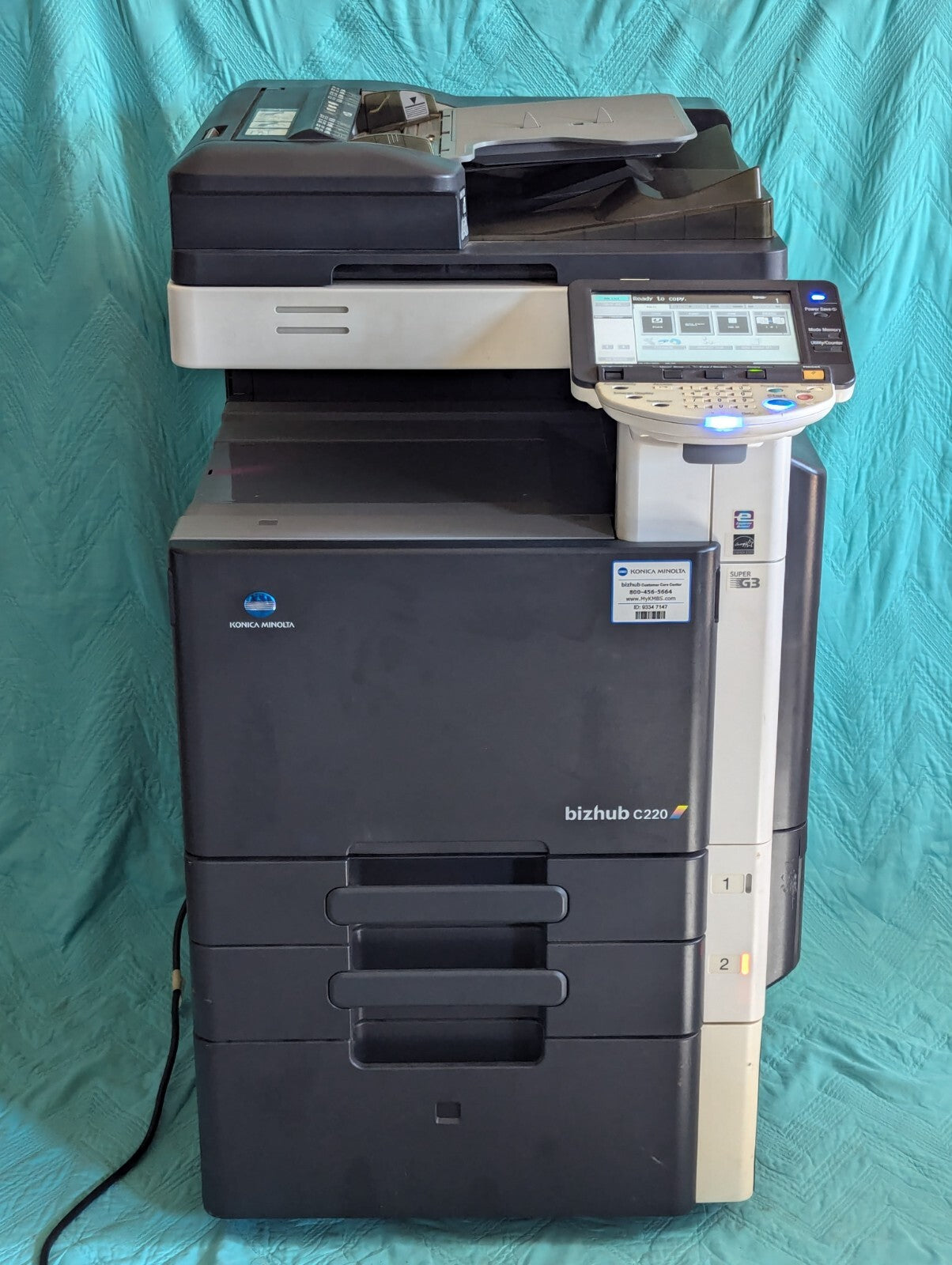 Konica Minolta Bizhub C220 Color Multifunction Printer Scanner Copier Fax 🖨️
