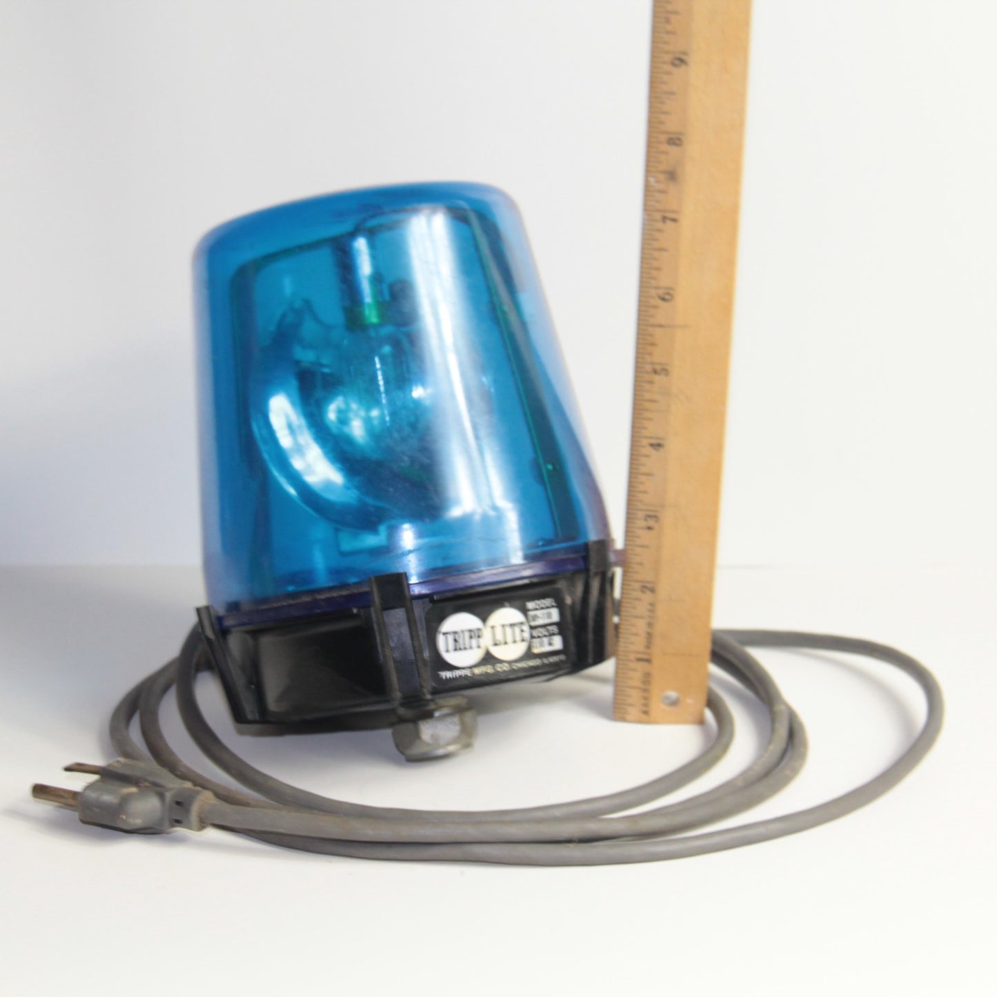 TRIPP LITE Model WY 110 - 110V AC - BLUE & CHROME Beacon Safety Signal Light