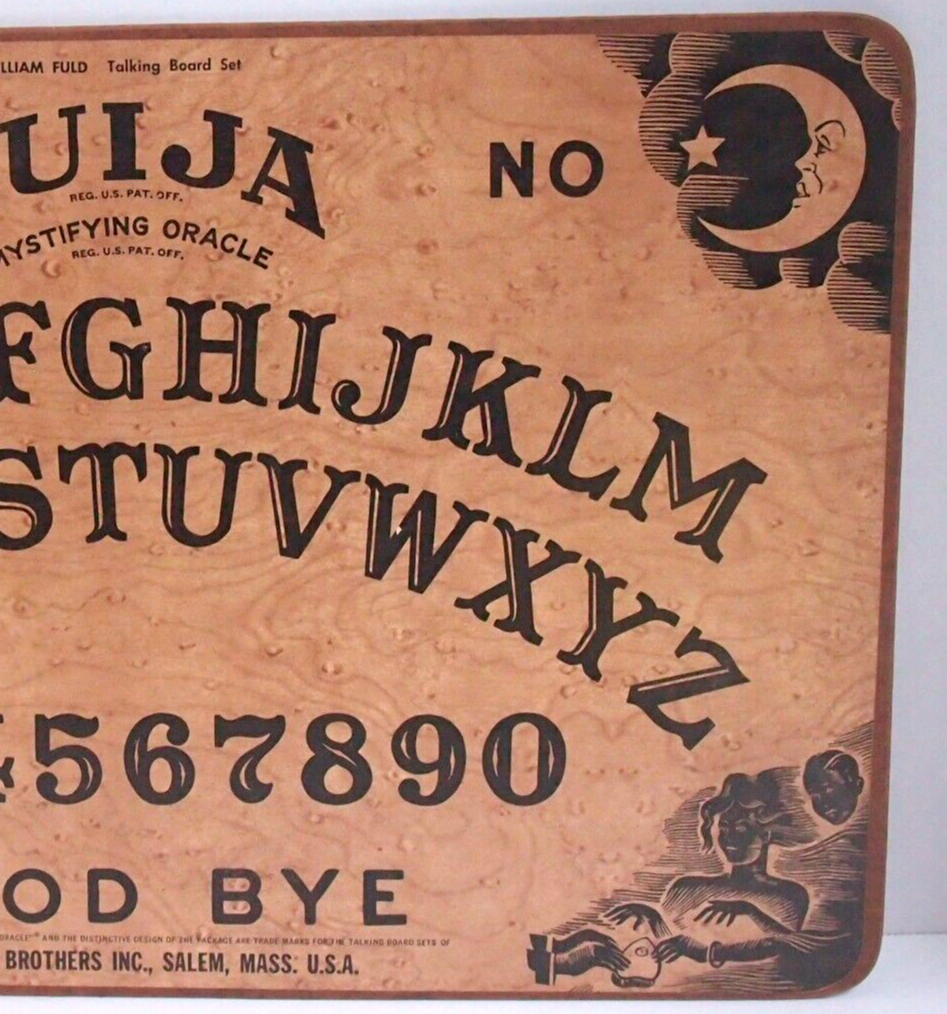 Vintage Ouija Board Mystifying Oracle with Box and Planchet – William Fuld