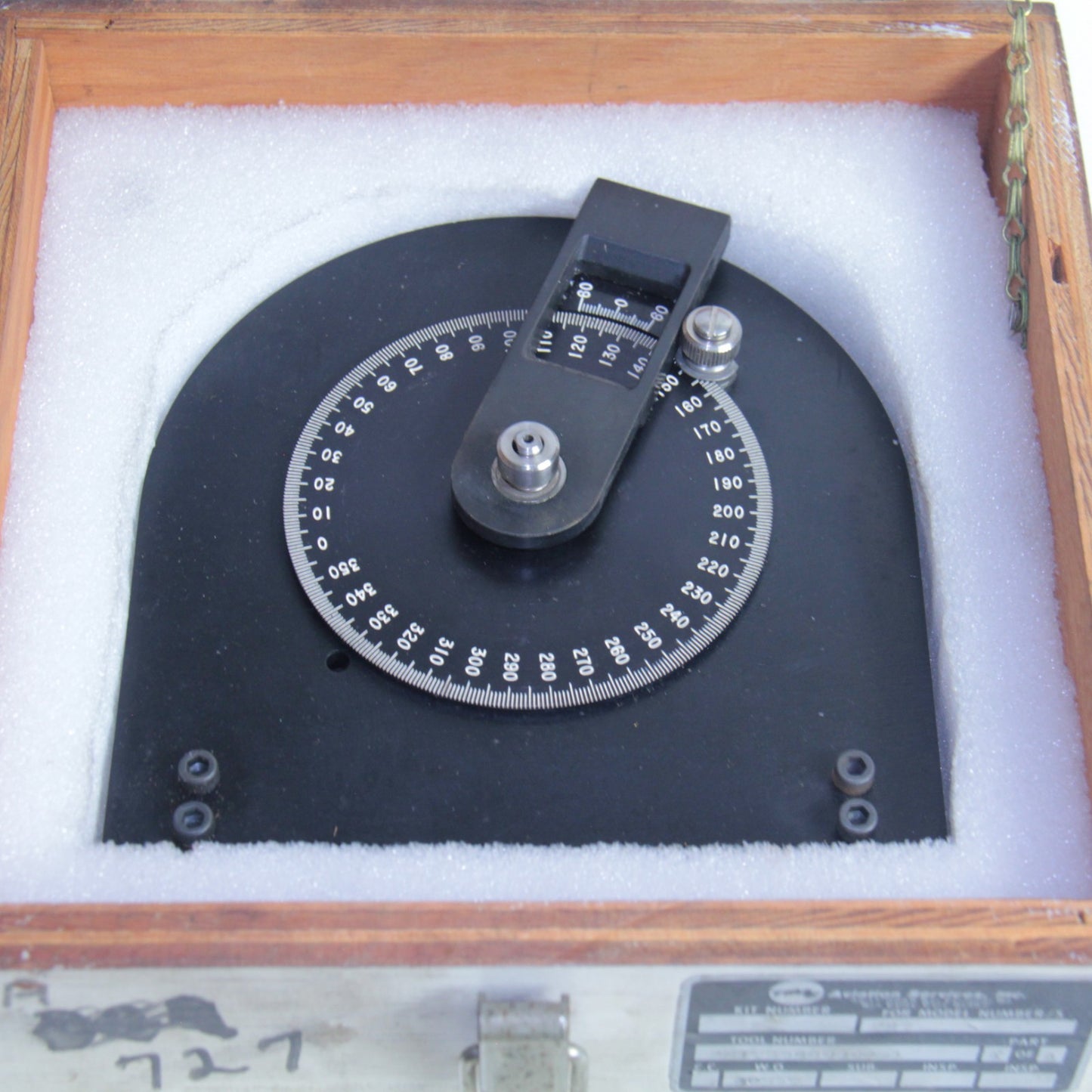Boeing 727 Tool - Protractor Assembly – Control Column – 4MIT65B80307-1