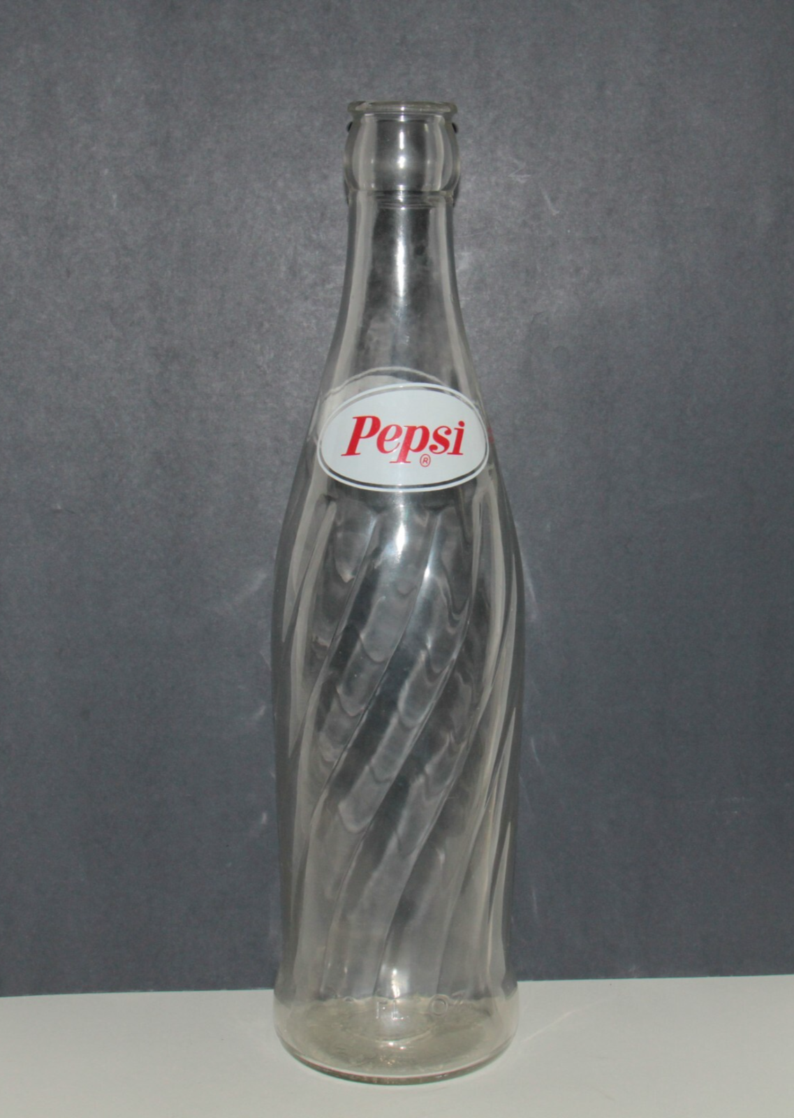 Vintage Oversized Pepsi-Cola Swirl Glass Display Bottle 20" Tall RARE GIANT!