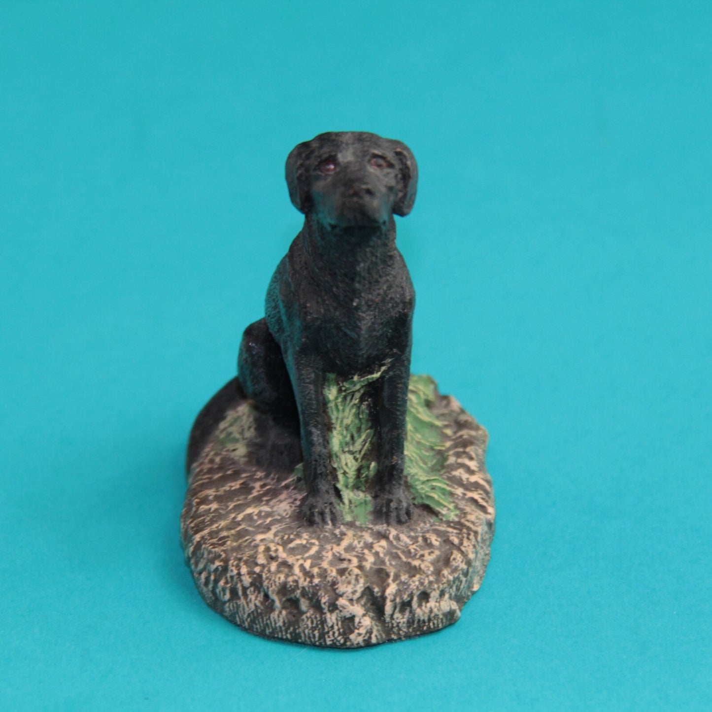 Black Labrador Retriever | Cold Cast Bronze Dog Miniature - Lab Sculpture 🐾
