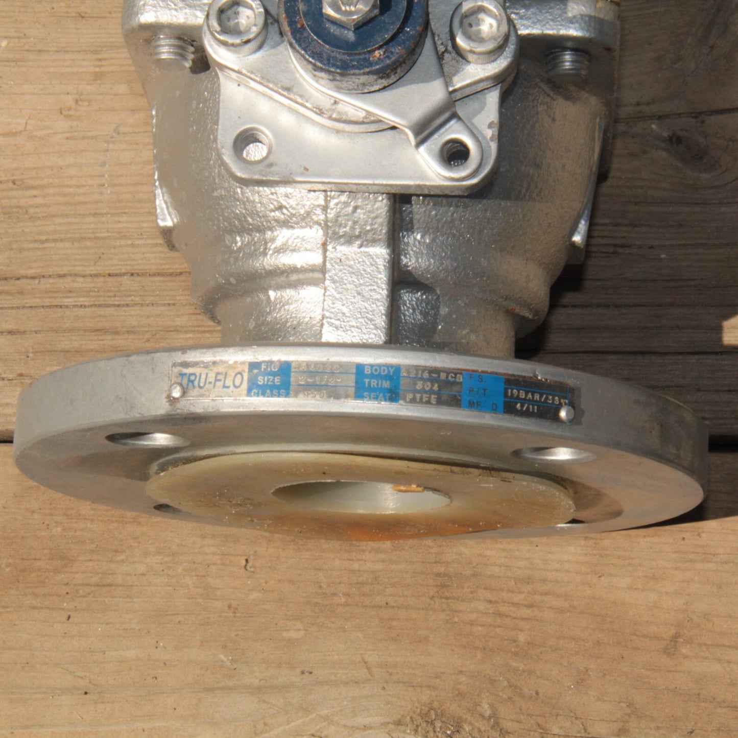 QSM Tru-Flo 2½" Ball Valve EA-402 Class 150 A216 WCB 304 Trim PTFE Seat Flanged