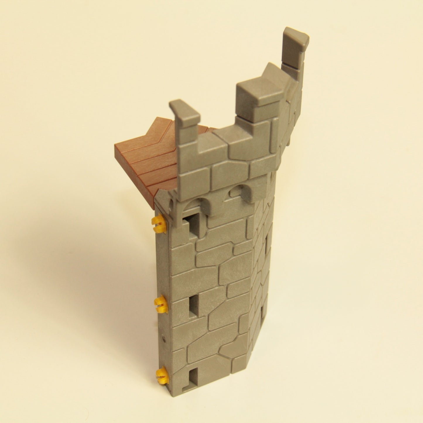 Playmobil Knights Castle Part – Wall Section w Walkway & System X Connectors