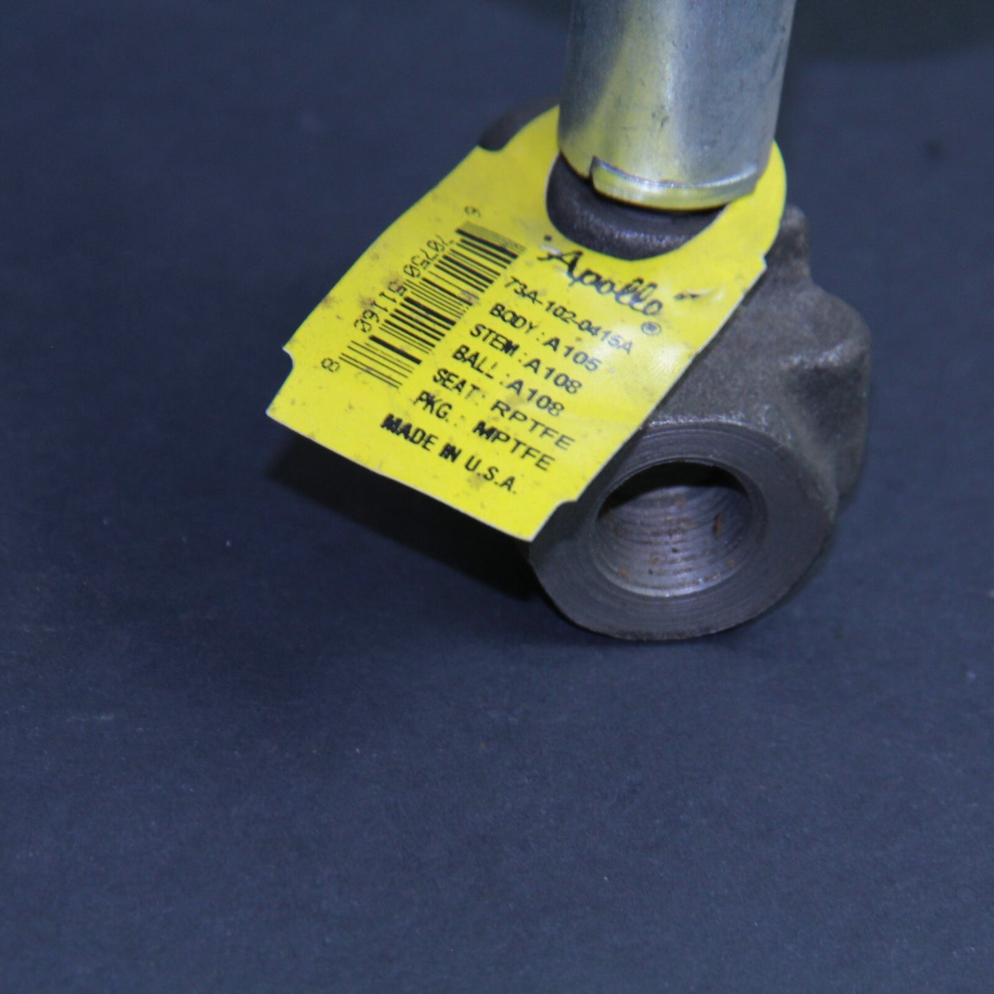 Apollo 3/8" Carbon Steel Ball Valve 73A 102 0415A Extension & Wheel Handle