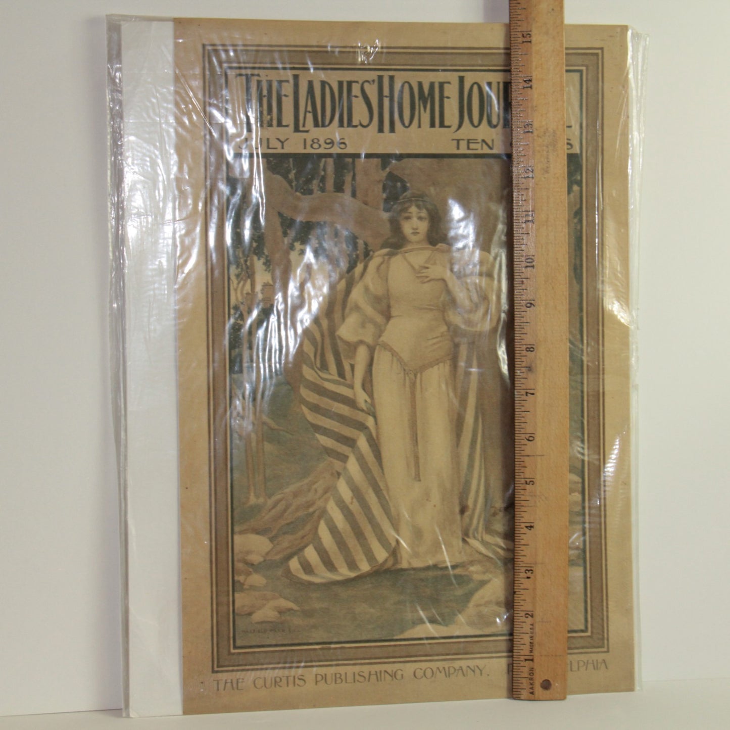 Ladies Home Journal June 1896 – Maxfield Parrish Magazine Cover Original Antique
