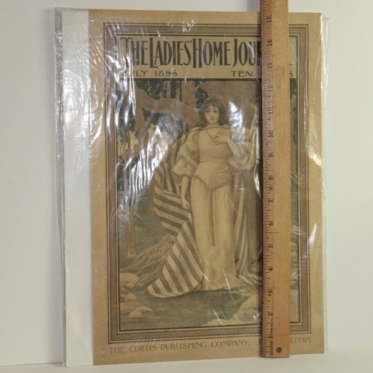 Ladies Home Journal June 1896 – Maxfield Parrish Magazine Cover Original Antique