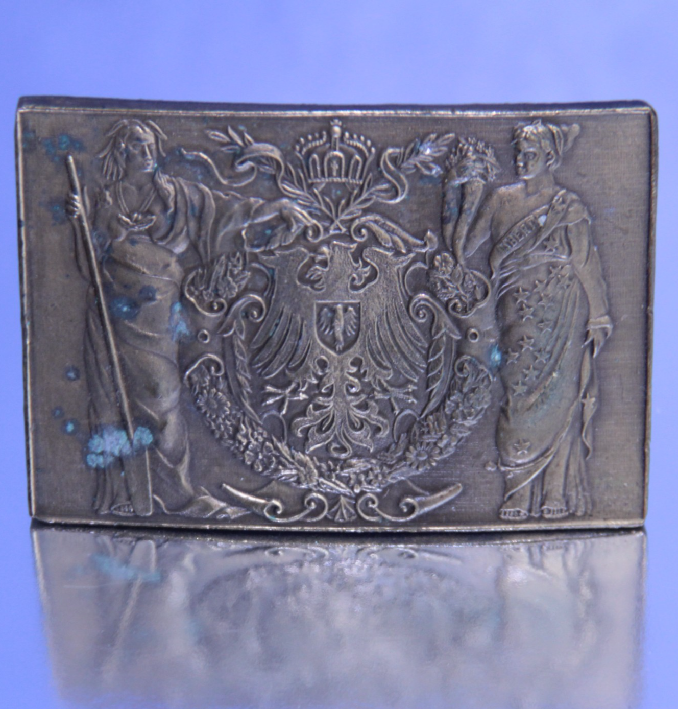 1970s Bergamot Brass Works Belt Buckle – Liberty & Eagle - German Immigration