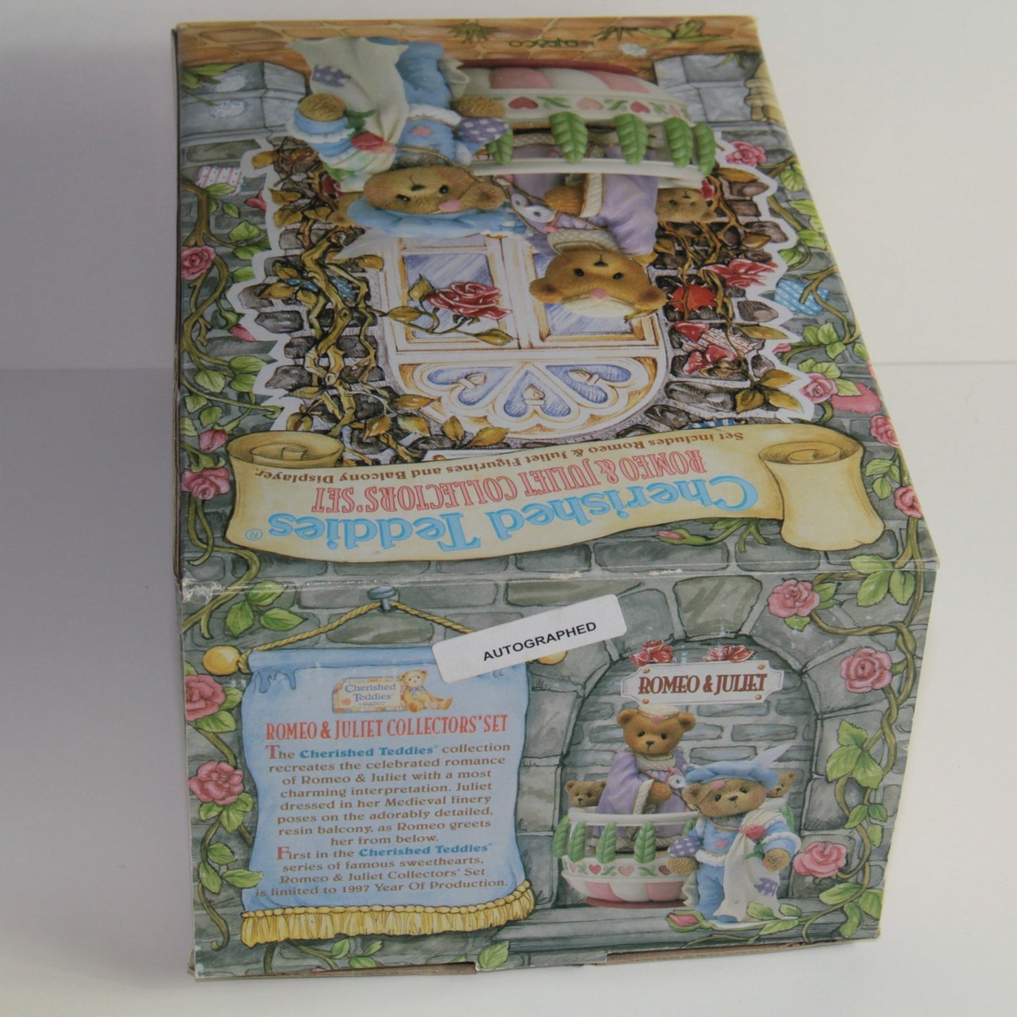 Cherished Teddies – AUTOGRAPHED Romeo & Juliet Bears Collectors’ Set – Signed 🧸