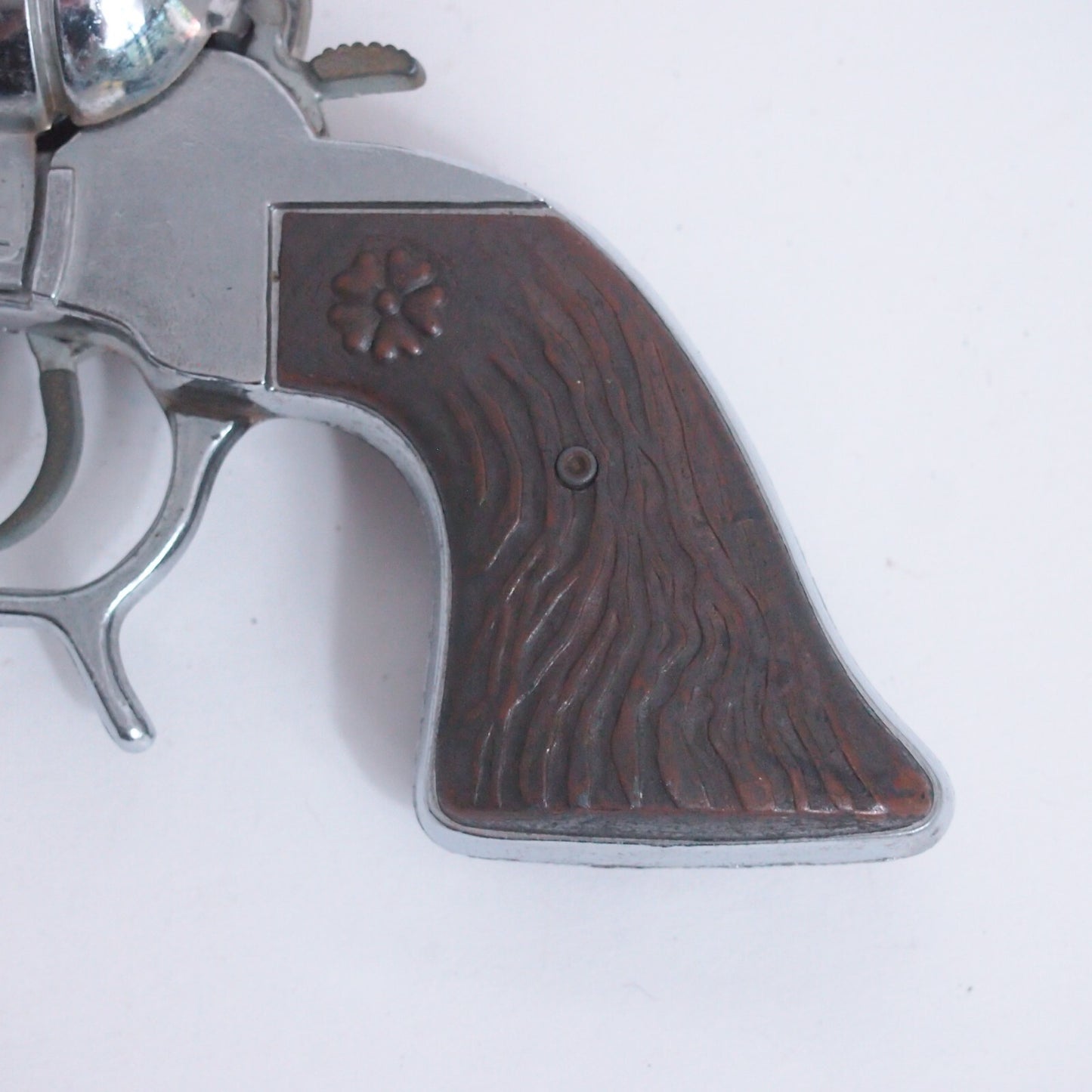 Vintage Schmidt BB Marshal Buck'N Bronco Toy Cap Gun  Copper Grips Cowboy Pistol