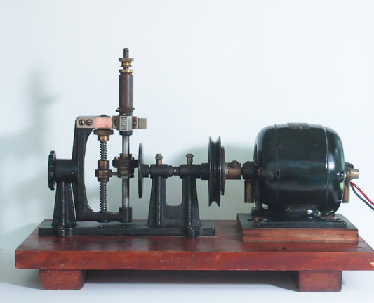 Antique CENCO Industrial Wire Winder Machine – Vintage Tool Scientific Lab Decor