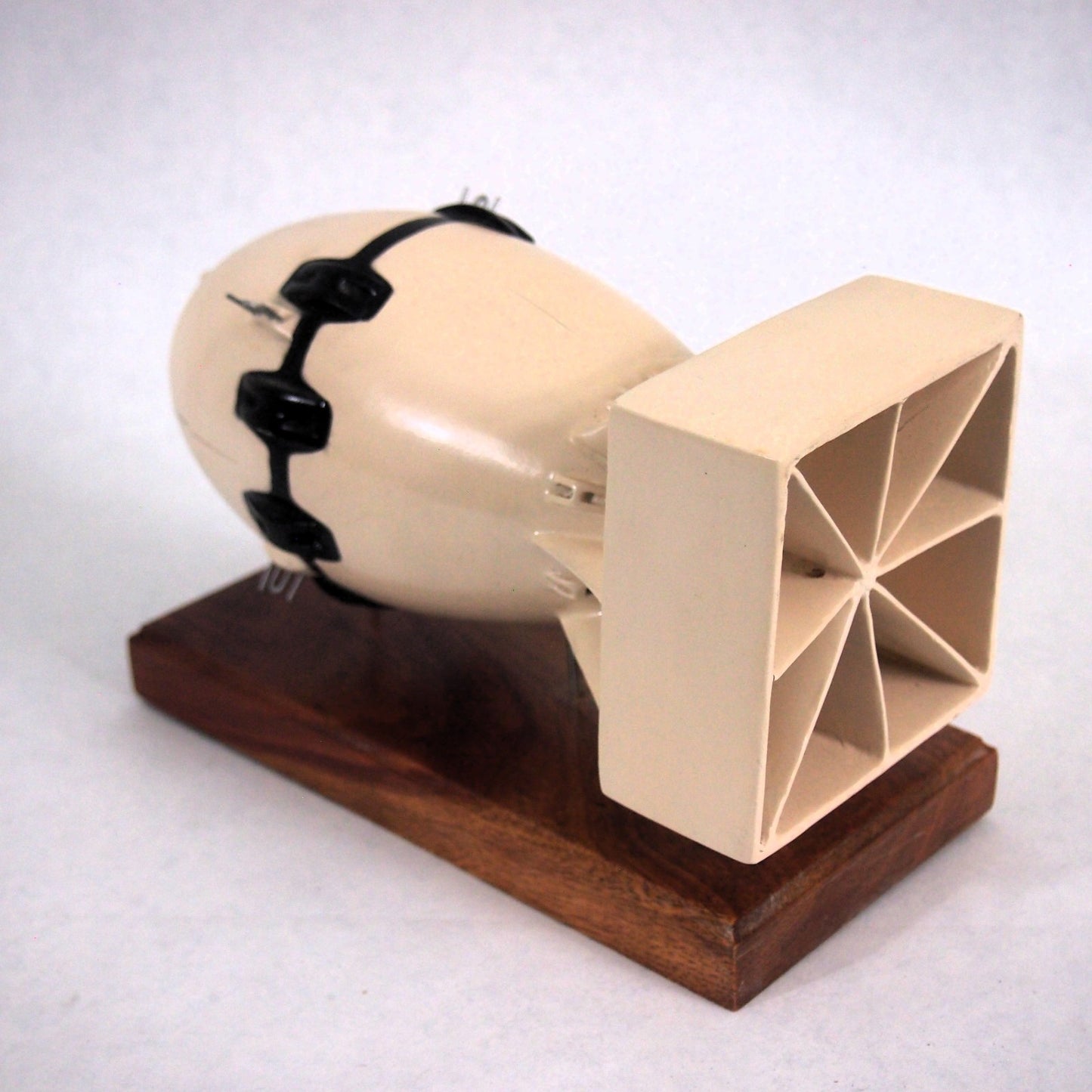 Atomic Bomb "Fat Man" Executive Desk Model - Wood Model on Stand