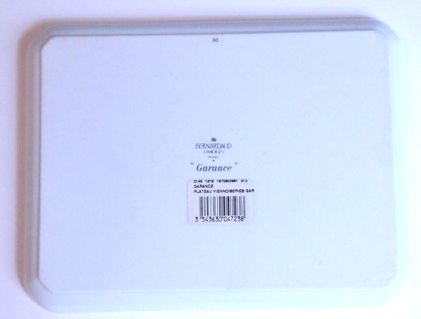 8" Bernardaud Limoges "Garance" Peach Porcelain Tray - France ✨