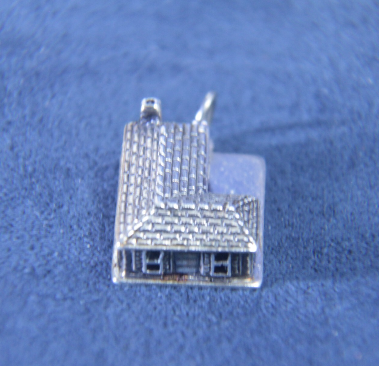 Vintage Beau Sterling Silver 925 Ranch House Charm | 3/4" | Home Sweet Home