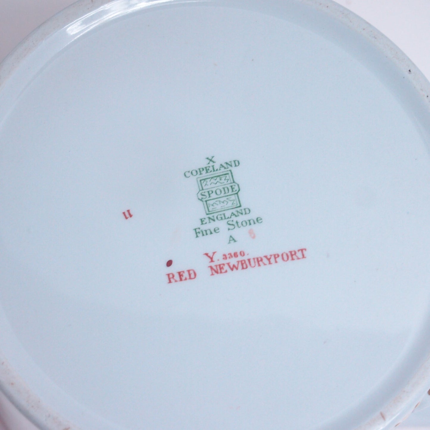 Copeland Spode Red Newburyport Teapot with Lid – Fine Stone A Y3360 Excellent!