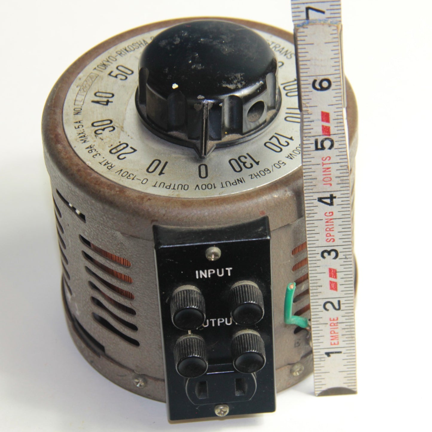 Tokyo-Rikosha Riko Slidetrans Variable Transformer – Type RSA-5 500VA 1-130V ⚡