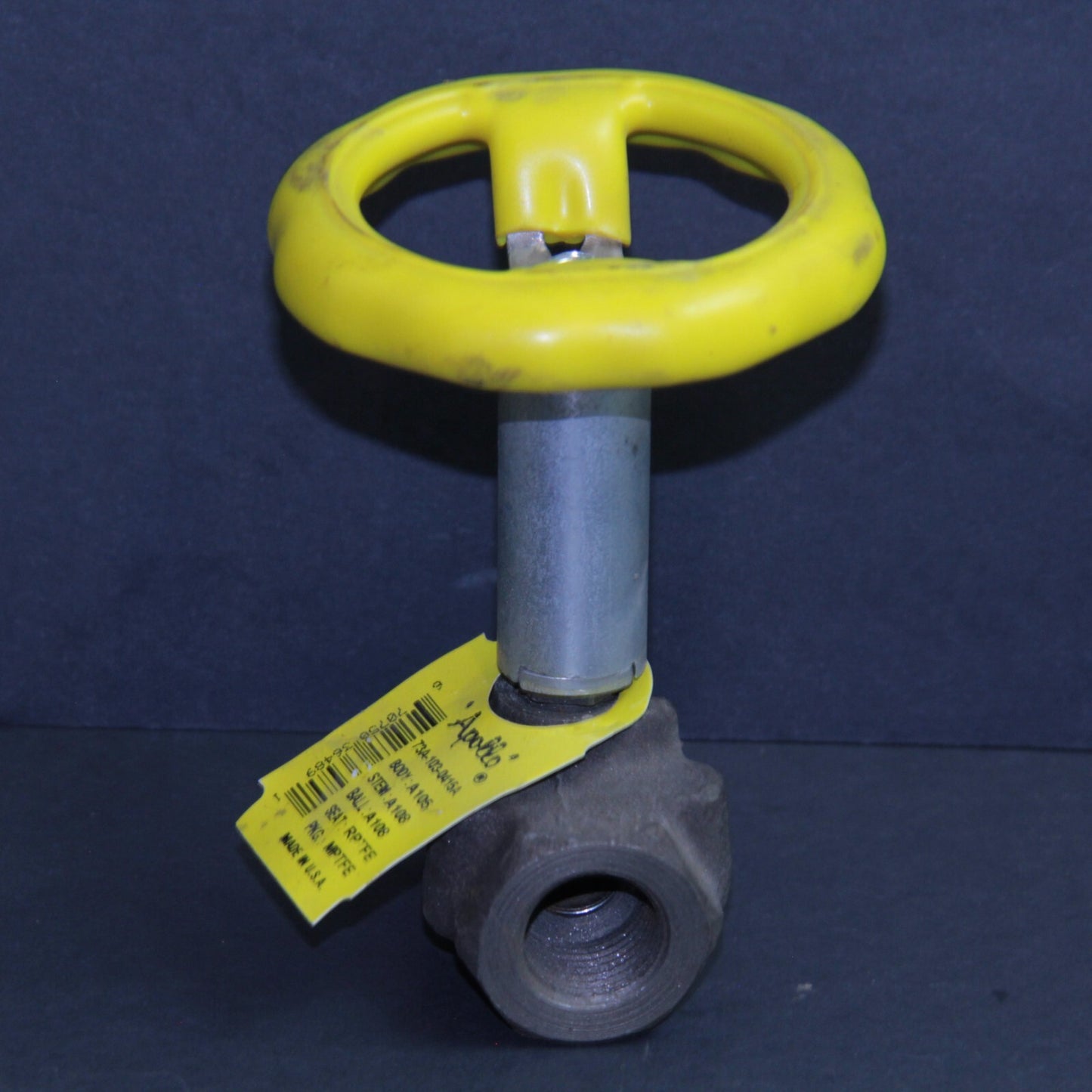 Apollo 1/2" Carbon Steel Ball Valve 73A 103 0415A Extension & Wheel Handle