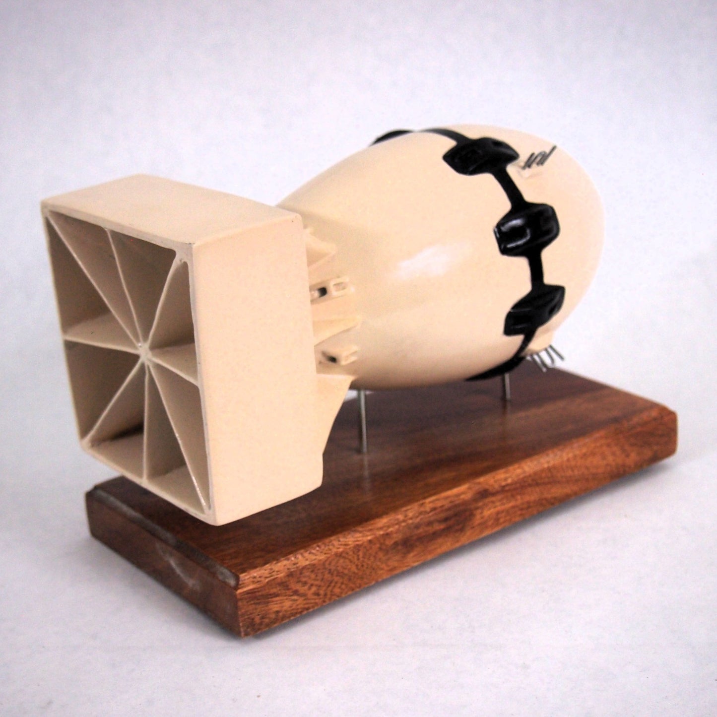 Atomic Bomb "Fat Man" Executive Desk Model - Wood Model on Stand