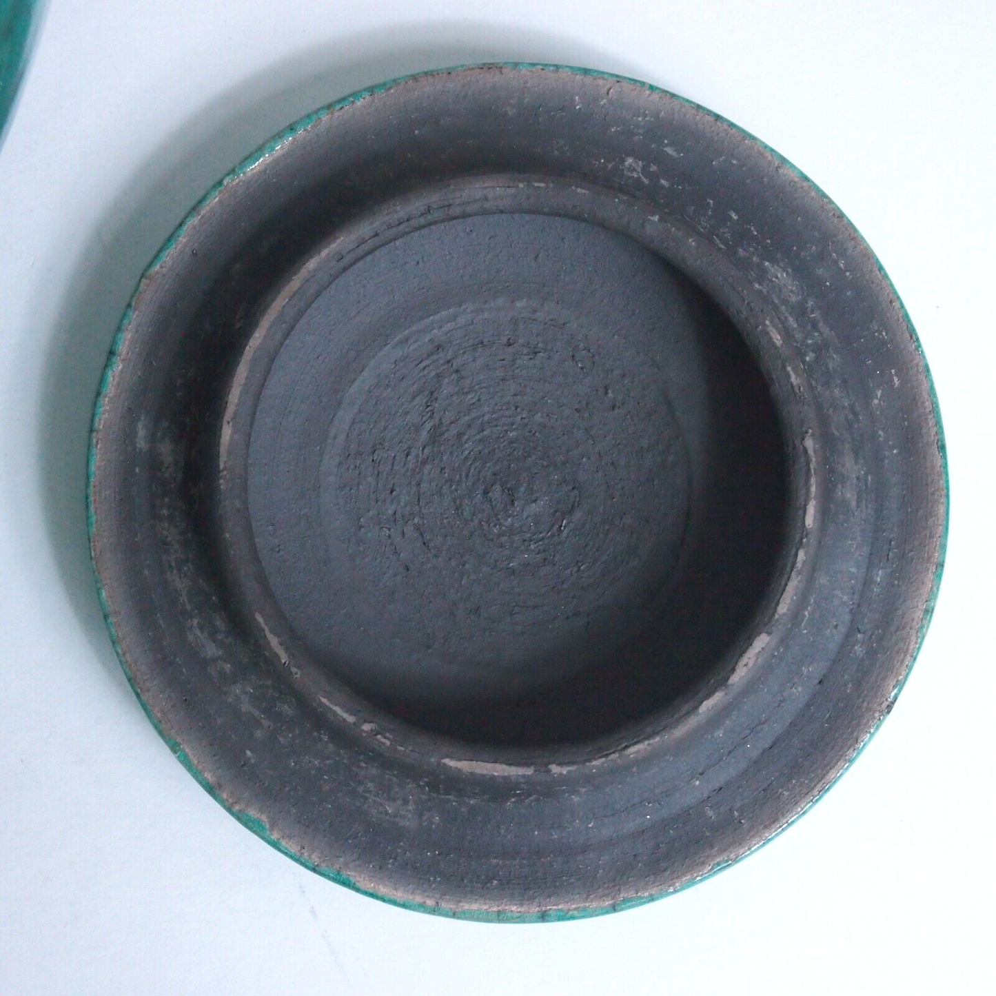MCM Turquoise/Teal DEBIKEY Studio Pottery with Lid – Handmade & Signed – 8" Tall