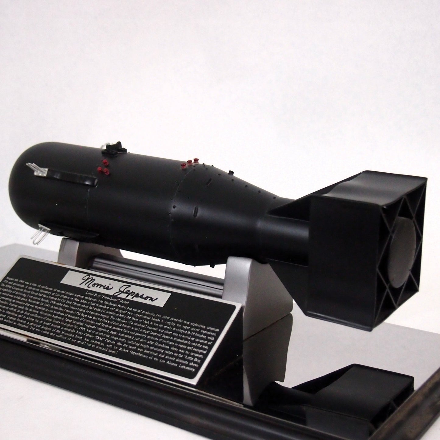 MKI MK1 Atomic Bomb "Little Boy" Executive Desk Model - Morris Jeppson autograph